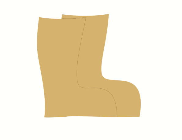 3mm MDF Wellies (pack of 10)