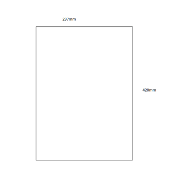 Acrylic Sheet - A3 Size (297mm x 420mm)
