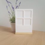 3mm A4 White Acrylic Polaroid Holder with Full Width Stand