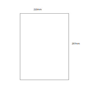 Acrylic Sheet - A4 Size (297mm x 210mm)