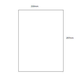 Acrylic Sheet - A4 Size (297mm x 210mm)