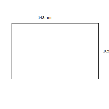 Acrylic Sheet - A6 Size (105x148mm)