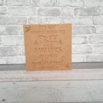 18mm Engraved Plaque- It’s Not What’s Under The Tree That Matters
