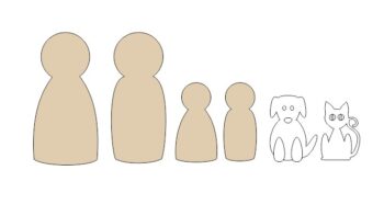 3mm mdf Peg Families