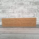 18mm Engraved Plaque- Every Love Story is Beautiful But Ours Is My Favourite
