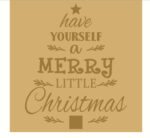 18mm Engraved Plaque- Have Yourself A Merry Little Christmas