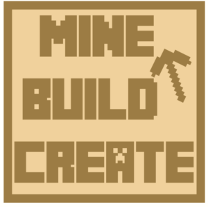 3mm mdf Minecraft Theme Square - Mine Build Create