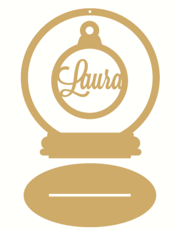 3mm Snow Globe Bauble Hanger