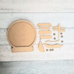18mm + 3mm Layered Signpost Snow Globe Design