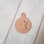 3mm mdf Pack of 5 x 2 Piece Baubles with shapes (choose from designs)
