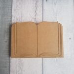 18mm Mdf Engraved Book Shape