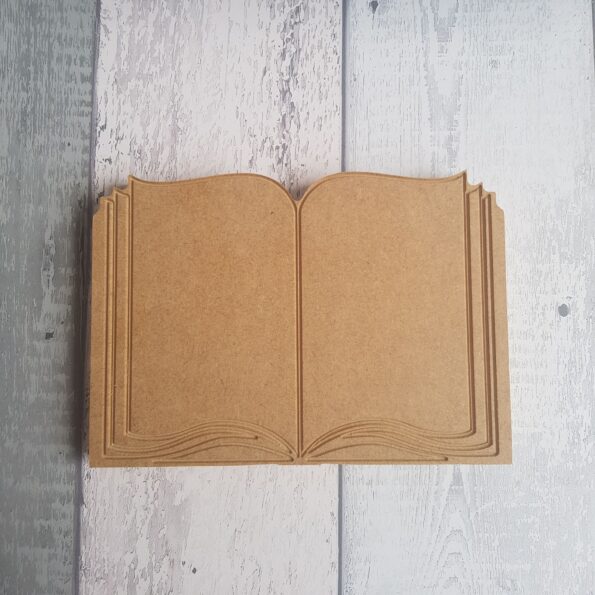 18mm Mdf Engraved Book Shape