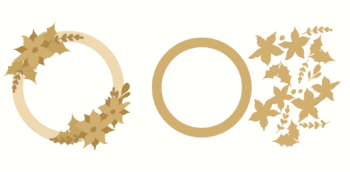 3mm mdf Layered Double Poinsettia Wreath