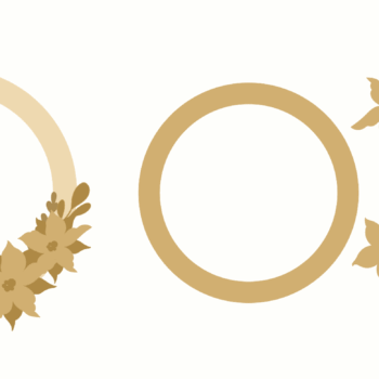 3mm mdf Layered Double Poinsettia Wreath