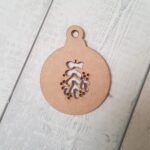 3mm mdf Pack of 5 cut out baubles (choose from designs)