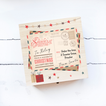 Personalised Square Printed Box Design - Postcard