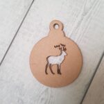 3mm mdf Pack of 5 cut out baubles (choose from designs)