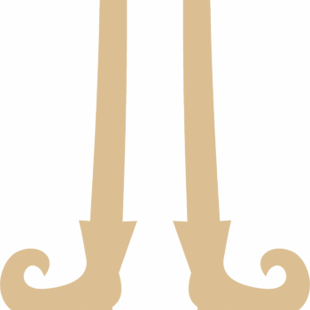 4mm mdf Pair of Witches Legs