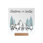 Printed IKEA Ribba or Sannahed Replacement Front Acrylic Christmas Scene – Gnomes