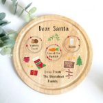 Printed Round Treat Board - Scandi Design