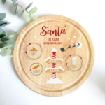 Printed Round Treat Board – Please Stop Here For