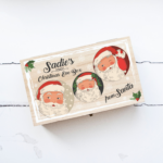Personalised Rectangular Printed Christmas Eve Box - Cheeky Santas