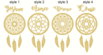 3mm mdf Personalised Mandala Dream Catcher
