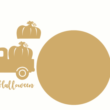 happy halloween layered