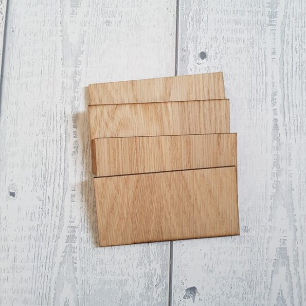 4mm Oak Veneer Place Cards (100mmx50mm)