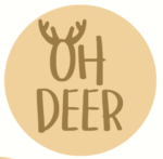 3mm mdf Layered Circle Oh Deer