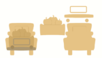 3mm mdf Layered Truck and Pumpkins