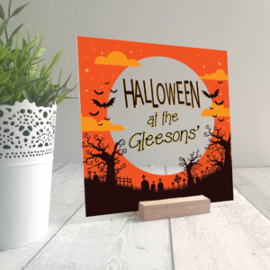 Printed IKEA Frame Acrylic - Orange Sky Design