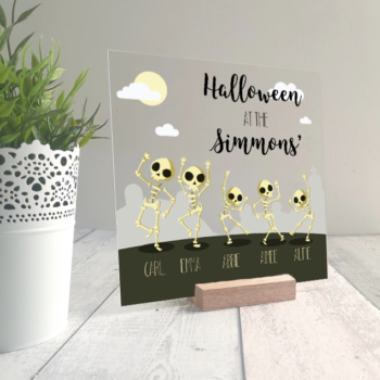 Printed IKEA Frame Acrylic Front - Skeletons Design