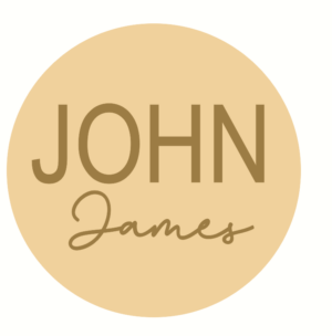 3mm mdf Circle Name with 2 Names - Top Line Ariel bottom line Signature Font