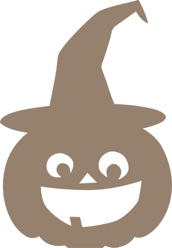 18mm Face Cut Out Pumpkin with Hat