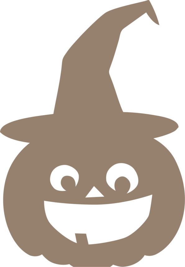 18mm Face Cut Out Pumpkin with Hat