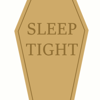 18mm Sleep Tight Engraved Coffin
