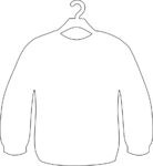 10cm Acrylic Jumper on Hanger Shape  (Pack of 10)
