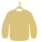 3mm MDF Jumper on Hanger Shape  (pack of 10)