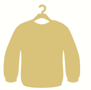 3mm MDF Jumper on Hanger Shape (pack of 10)