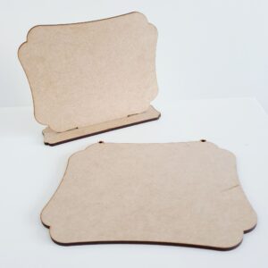 4mm MDF Plaque Shape 11