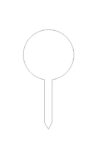 3mm Circle Top Acrylic Cake Topper