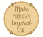 4mm OAK-  Make Your Own Layered Design (oak circle with 3mm mdf layers)