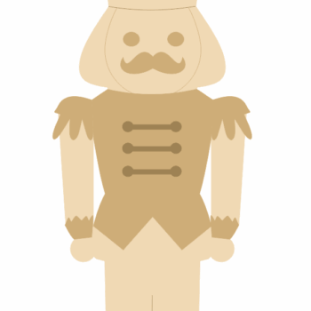 4mm mdf layered Nutcracker