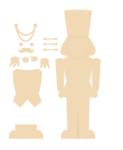 4mm mdf layered Nutcracker