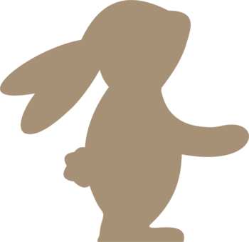 18mm Easter Bunny Lollipop Holder