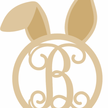 3mm Monogram Bunny Head (welded letter)