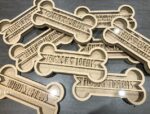 18mm Layered Fillable Dog Bone Shape