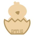 18mm Layered Fillable Chick Shape