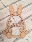 3mm Layered Easter Egg Dangly with name